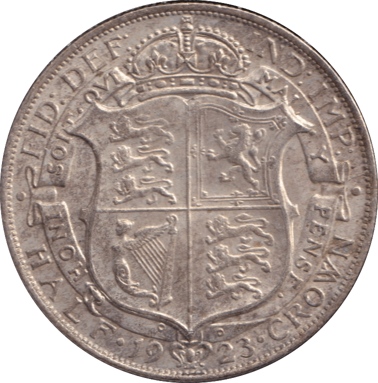 1923 HALFCROWN ( EF ) - HALFCROWN - Cambridgeshire Coins