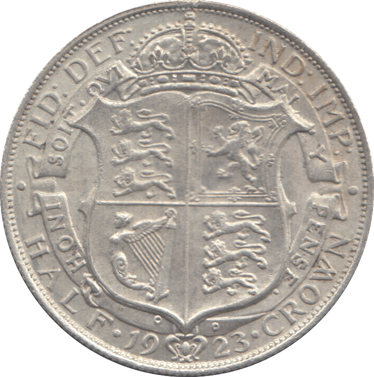 1923 HALFCROWN ( EF ) - HALFCROWN - Cambridgeshire Coins