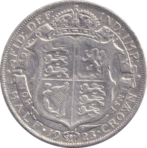 1923 HALFCROWN ( FINE ) - HALFCROWN - Cambridgeshire Coins