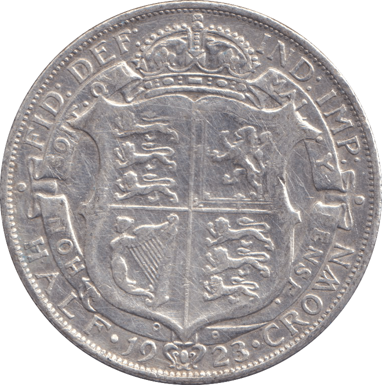 1923 HALFCROWN ( FINE ) - HALFCROWN - Cambridgeshire Coins