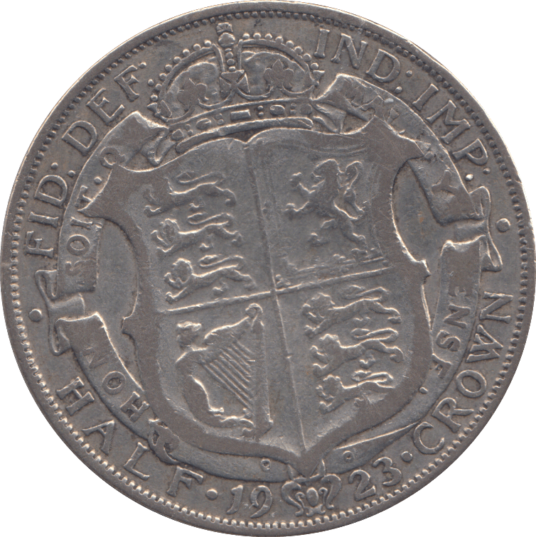 1923 HALFCROWN ( FINE ) - HALFCROWN - Cambridgeshire Coins