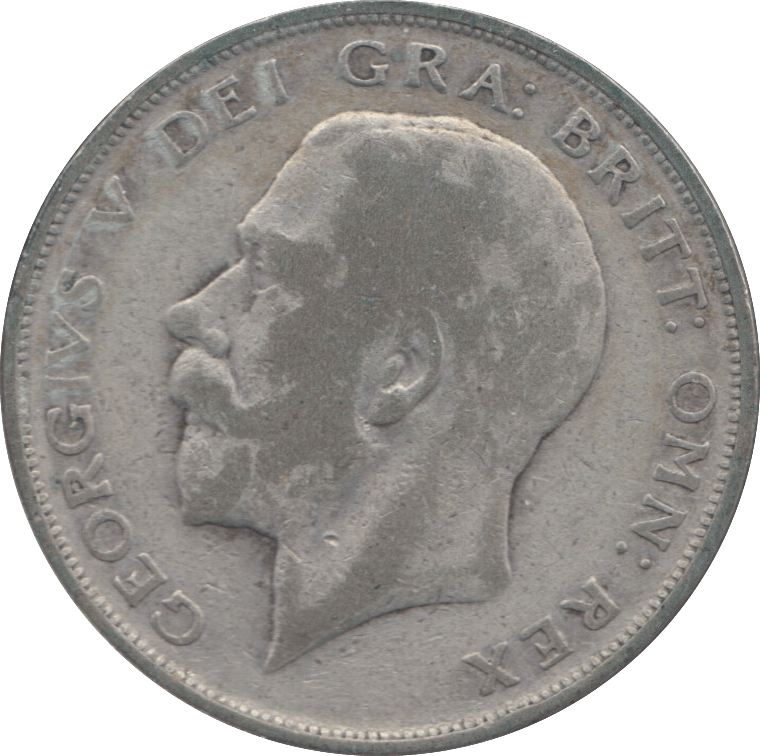 1923 HALFCROWN ( FINE ) - Halfcrown - Cambridgeshire Coins