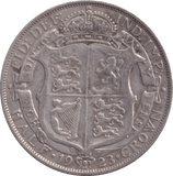 1923 HALFCROWN ( GF ) - Halfcrown - Cambridgeshire Coins
