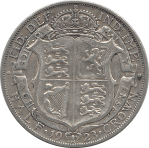 1923 HALFCROWN ( GF ) - Halfcrown - Cambridgeshire Coins