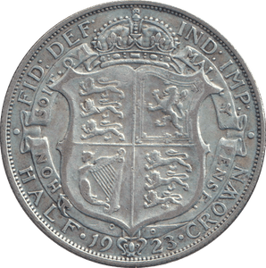 1923 HALFCROWN ( GF ) - HALFCROWN - Cambridgeshire Coins