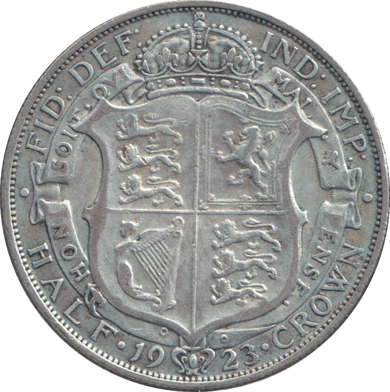 1923 HALFCROWN ( GF ) - HALFCROWN - Cambridgeshire Coins