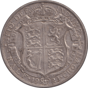 1923 HALFCROWN ( GF ) - WORLD COINS - Cambridgeshire Coins
