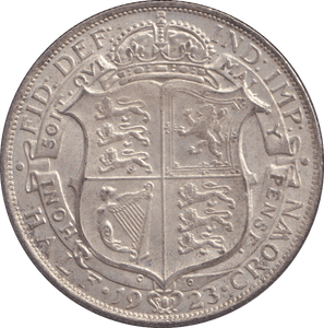 1923 HALFCROWN ( GVF ) - HALFCROWN - Cambridgeshire Coins