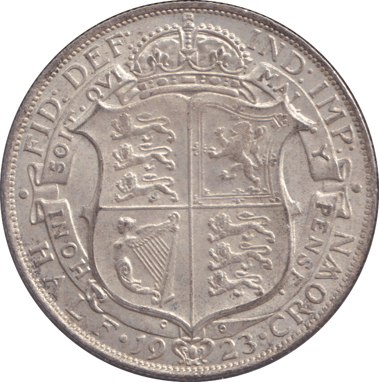 1923 HALFCROWN ( GVF ) - HALFCROWN - Cambridgeshire Coins
