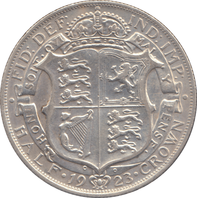 1923 HALFCROWN ( GVF ) - HALFCROWN - Cambridgeshire Coins