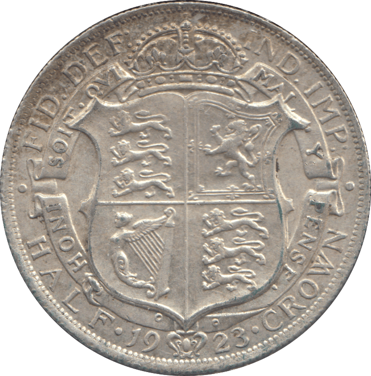 1923 HALFCROWN ( GVF ) - HALFCROWN - Cambridgeshire Coins