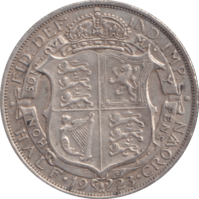 1923 HALFCROWN ( GVF ) - Halfcrown - Cambridgeshire Coins