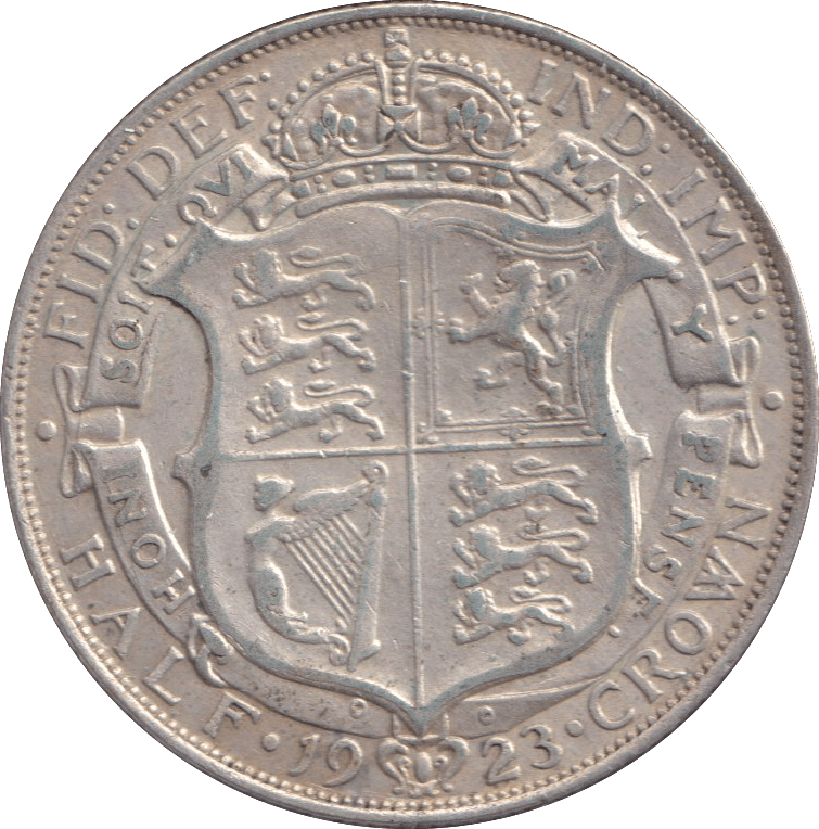 1923 HALFCROWN ( GVF ) - HALFCROWN - Cambridgeshire Coins