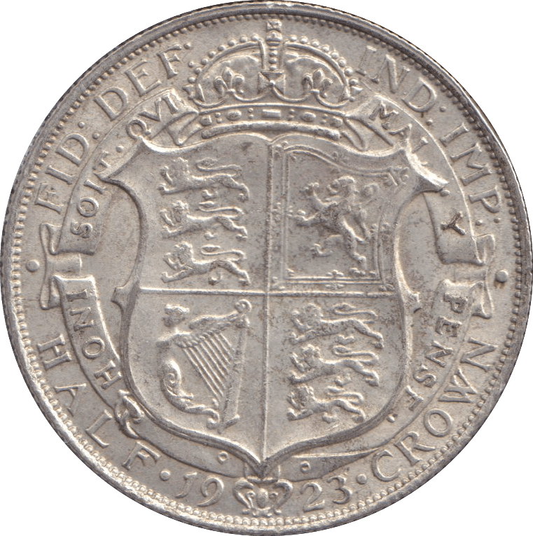 1923 HALFCROWN ( GVF ) - HALFCROWN - Cambridgeshire Coins