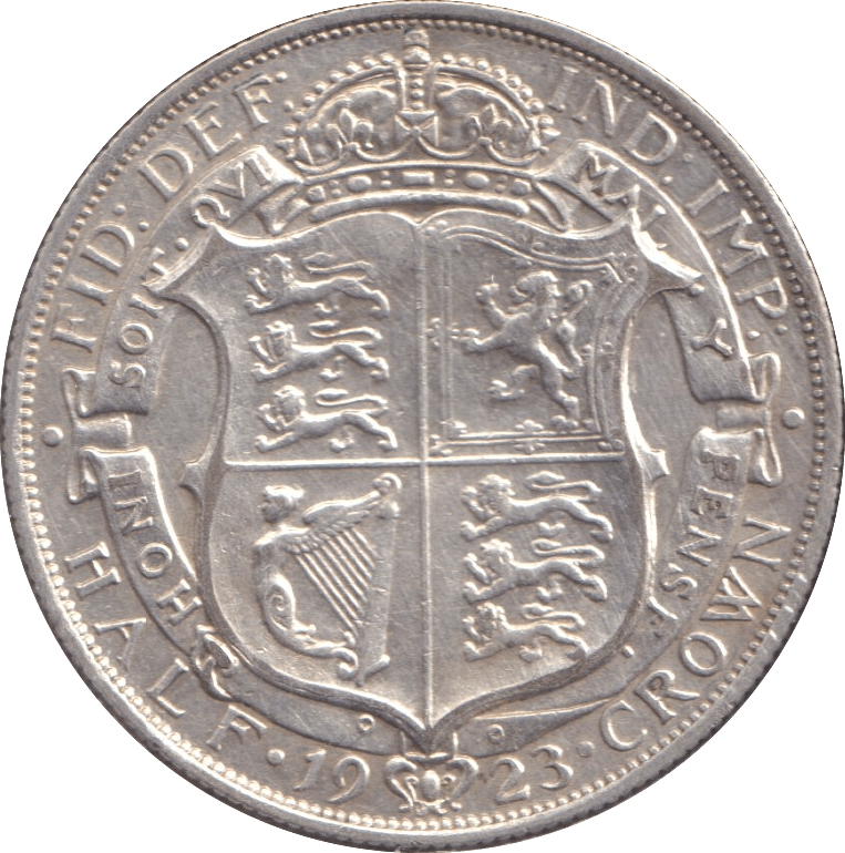 1923 HALFCROWN ( GVF ) - HALFCROWN - Cambridgeshire Coins