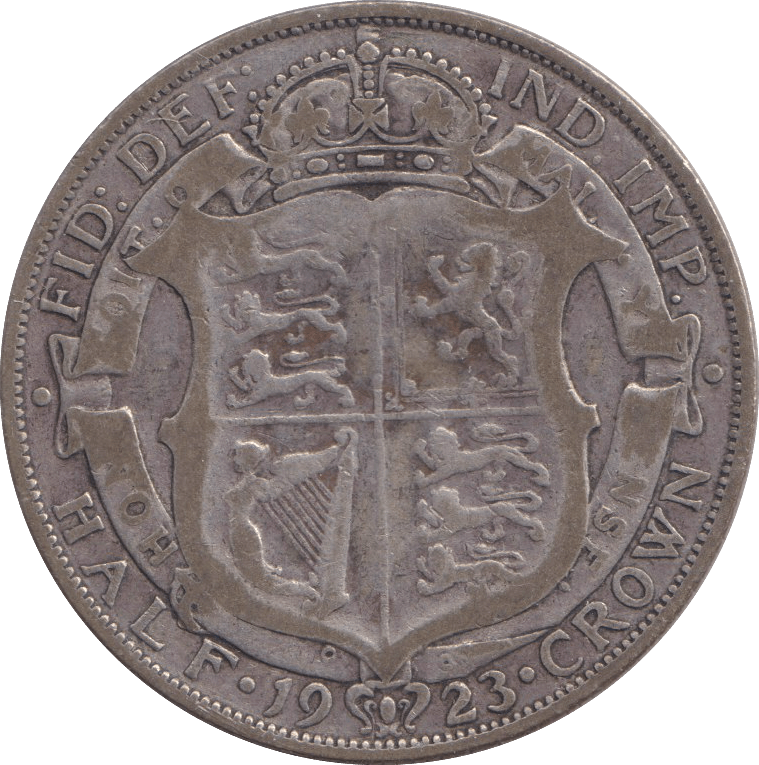 1923 HALFCROWN ( NF ) - HALFCROWN - Cambridgeshire Coins