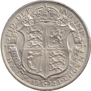 1923 HALFCROWN ( UNC ) - HALFCROWN - Cambridgeshire Coins