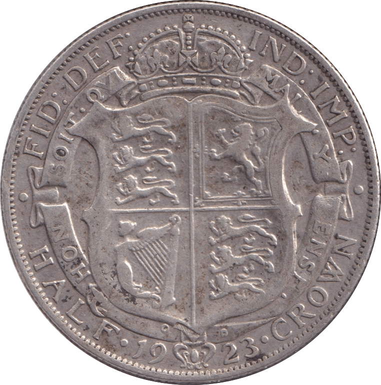 1923 HALFCROWN ( VF ) - HALFCROWN - Cambridgeshire Coins