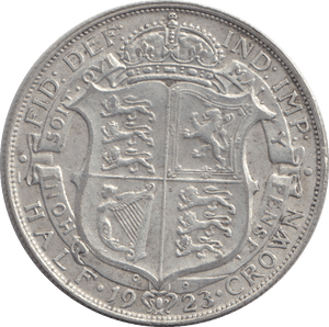 1923 HALFCROWN ( VF ) - HALFCROWN - Cambridgeshire Coins