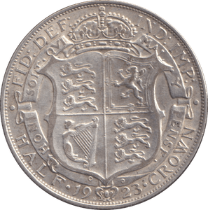 1923 HALFCROWN ( VF ) - HALFCROWN - Cambridgeshire Coins