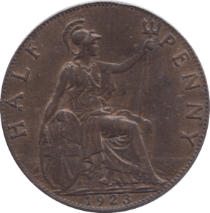 1923 HALFPENNY ( UNC ) - HALFPENNY - Cambridgeshire Coins