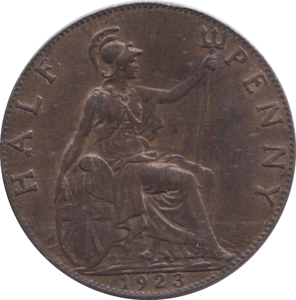 1923 HALFPENNY ( UNC ) - HALFPENNY - Cambridgeshire Coins