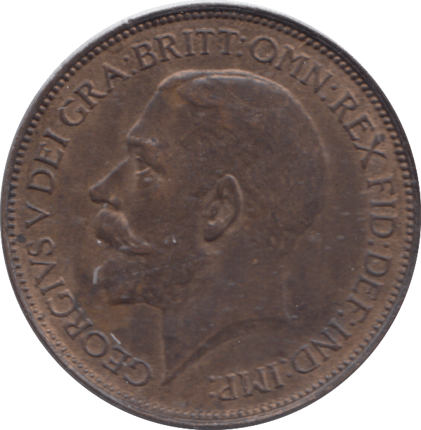 1923 HALFPENNY ( UNC ) - HALFPENNY - Cambridgeshire Coins