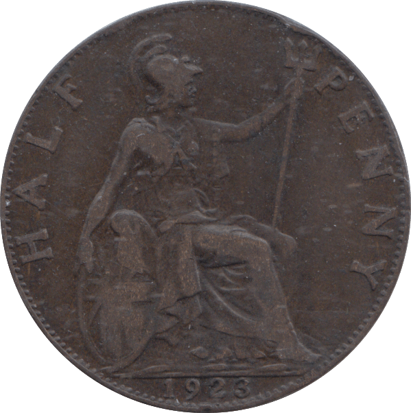 1923 HALFPENNY ( VF ) - HALFPENNY - Cambridgeshire Coins