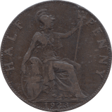 1923 HALFPENNY ( VF ) - HALFPENNY - Cambridgeshire Coins