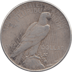 1923 PEACE DOLLAR USA - WORLD COINS - Cambridgeshire Coins