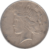 1923 PEACE DOLLAR USA - WORLD COINS - Cambridgeshire Coins