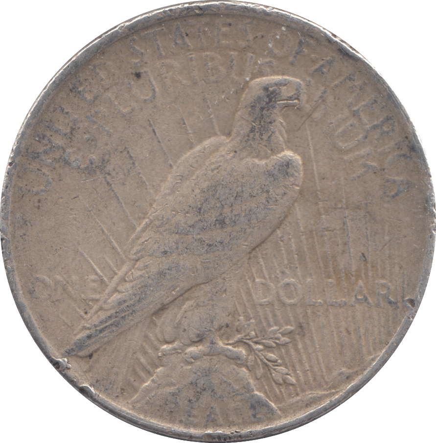 1923 PEACE DOLLAR USA - WORLD COINS - Cambridgeshire Coins