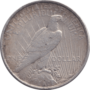 1923 SILVER DOLLAR USA - SILVER WORLD COINS - Cambridgeshire Coins