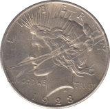 1923 SILVER DOLLAR USA - SILVER WORLD COINS - Cambridgeshire Coins