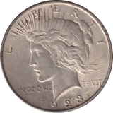 1923 SILVER DOLLAR USA - SILVER WORLD COINS - Cambridgeshire Coins