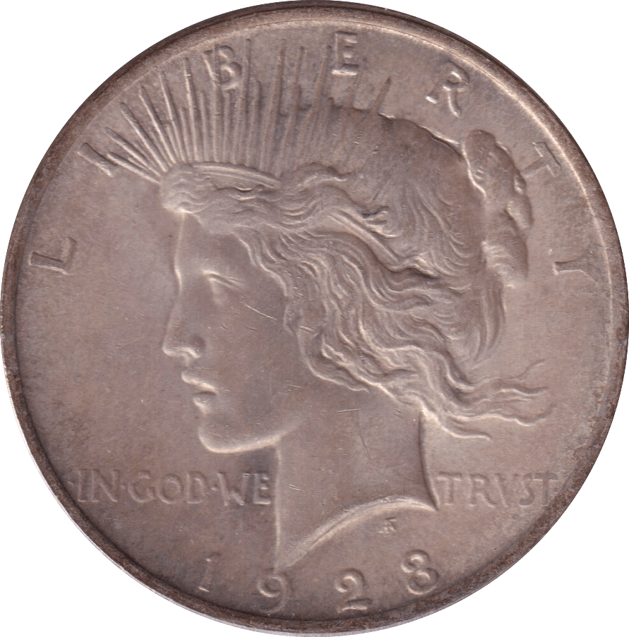 1923 SILVER DOLLAR USA - SILVER WORLD COINS - Cambridgeshire Coins