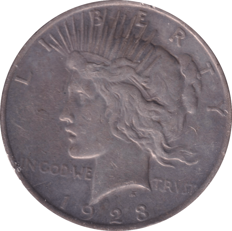 1923 SILVER DOLLAR USA - SILVER WORLD COINS - Cambridgeshire Coins