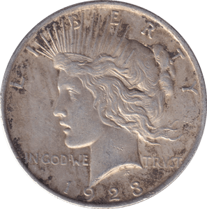 1923 SILVER DOLLAR USA - SILVER WORLD COINS - Cambridgeshire Coins