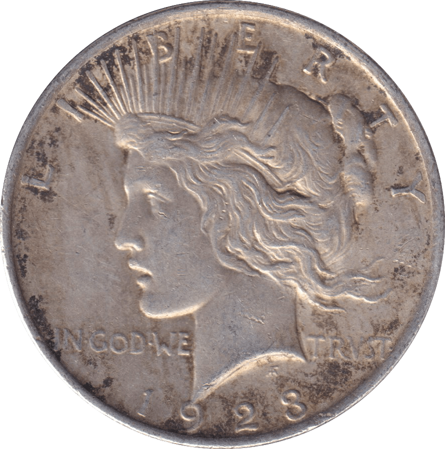 1923 SILVER DOLLAR USA - SILVER WORLD COINS - Cambridgeshire Coins