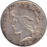 1923 SILVER DOLLAR USA - SILVER WORLD COINS - Cambridgeshire Coins