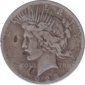 1923 SILVER DOLLAR USA - SILVER WORLD COINS - Cambridgeshire Coins