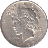 1923 SILVER DOLLAR USA - SILVER WORLD COINS - Cambridgeshire Coins