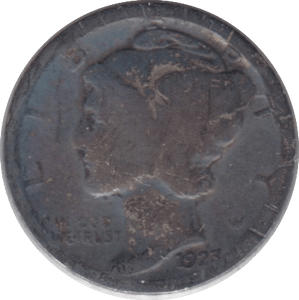 1923 SILVER ONE DIME USA - SILVER WORLD COINS - Cambridgeshire Coins