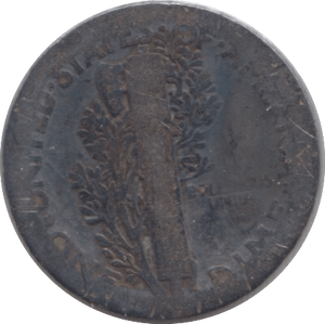 1923 SILVER ONE DIME USA - SILVER WORLD COINS - Cambridgeshire Coins