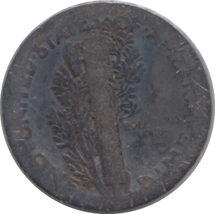 1923 SILVER ONE DIME USA - SILVER WORLD COINS - Cambridgeshire Coins