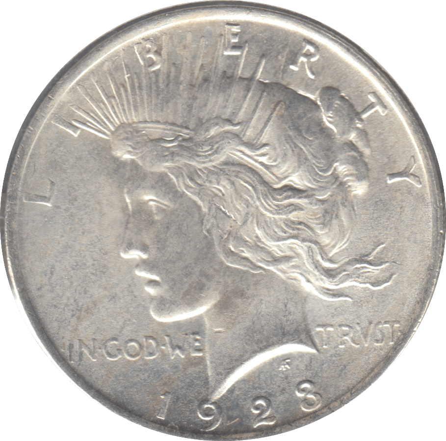 1923 SILVER ONE DOLLAR USA - SILVER WORLD COINS - Cambridgeshire Coins