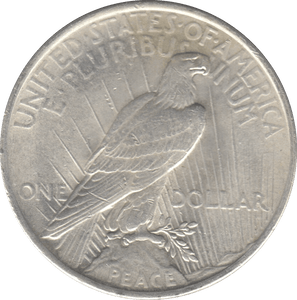 1923 SILVER PEACE DOLLAR PHILADELPHIA MINT - SILVER WORLD COINS - Cambridgeshire Coins