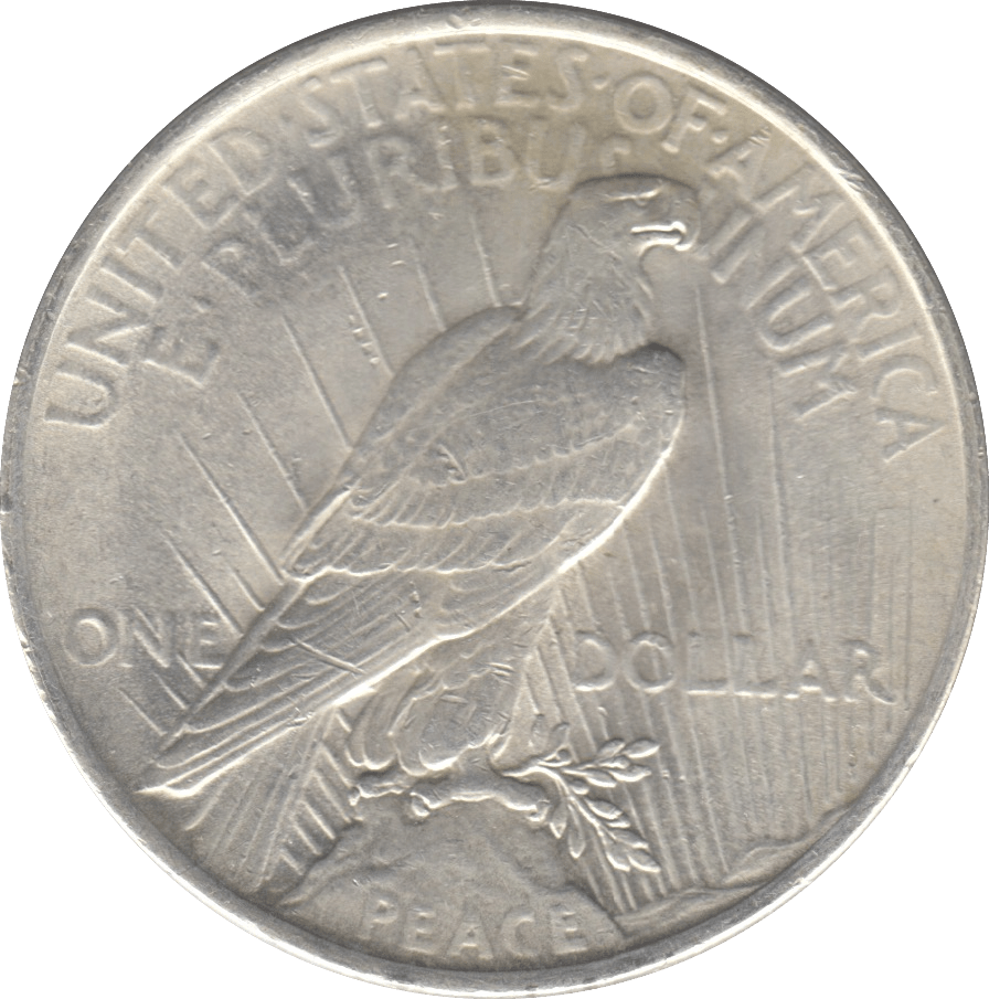 1923 SILVER PEACE DOLLAR PHILADELPHIA MINT - SILVER WORLD COINS - Cambridgeshire Coins