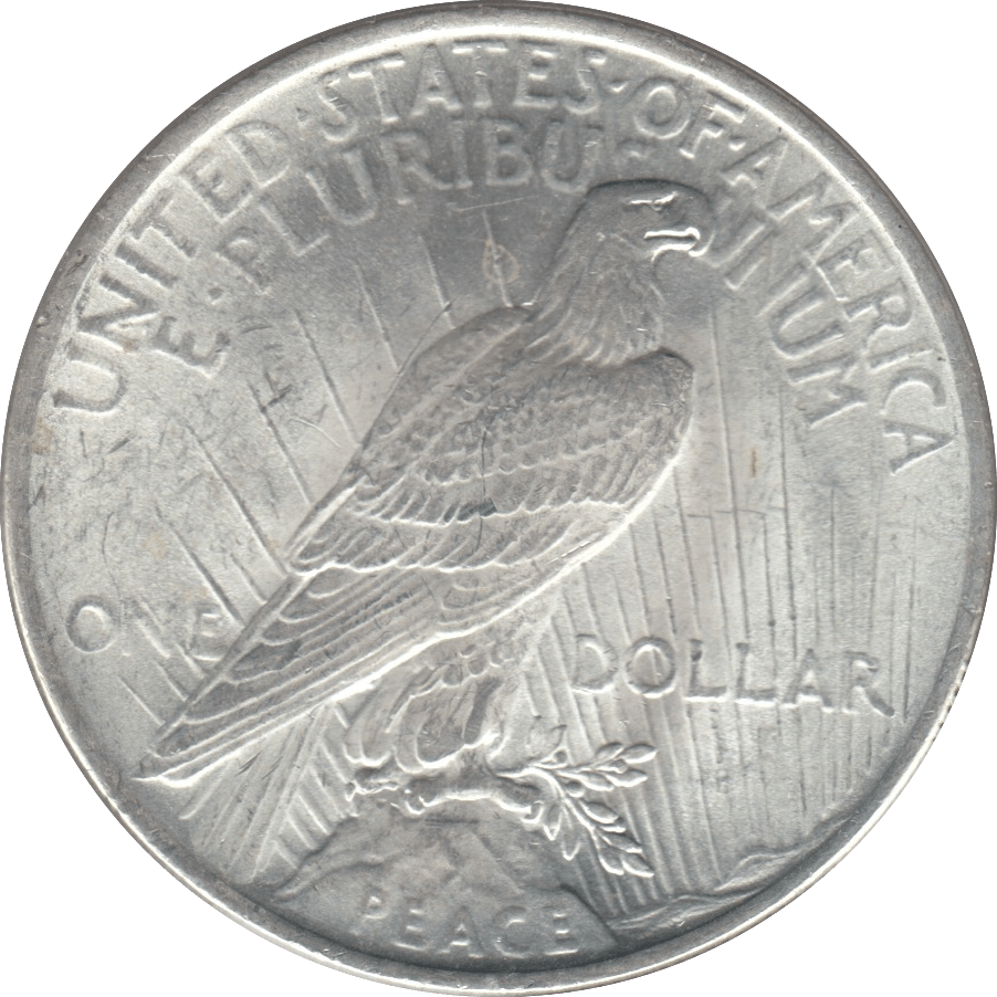 1923 SILVER PEACE DOLLAR PHILADELPHIA MINT - SILVER WORLD COINS - Cambridgeshire Coins