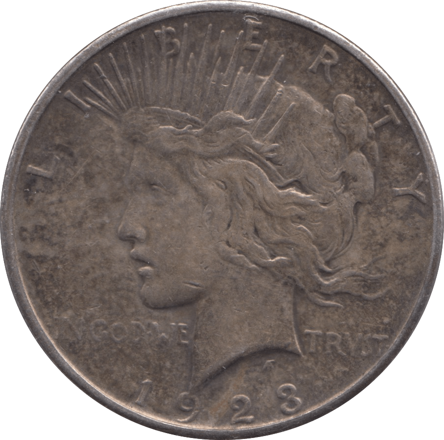 1923 SILVER PEACE DOLLAR SAN FRANCISCO MINT - SILVER WORLD COINS - Cambridgeshire Coins
